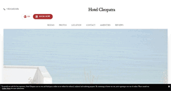 Desktop Screenshot of hotelcleopatra.gr