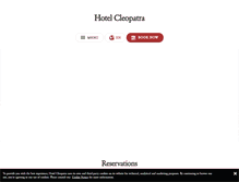 Tablet Screenshot of hotelcleopatra.gr