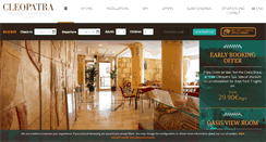 Desktop Screenshot of hotelcleopatra.com
